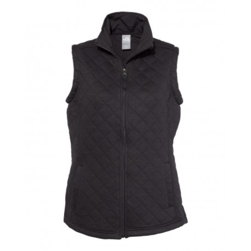 J. America 8892 Women’s Quilted Full-Zip Vest | J. America 8892
