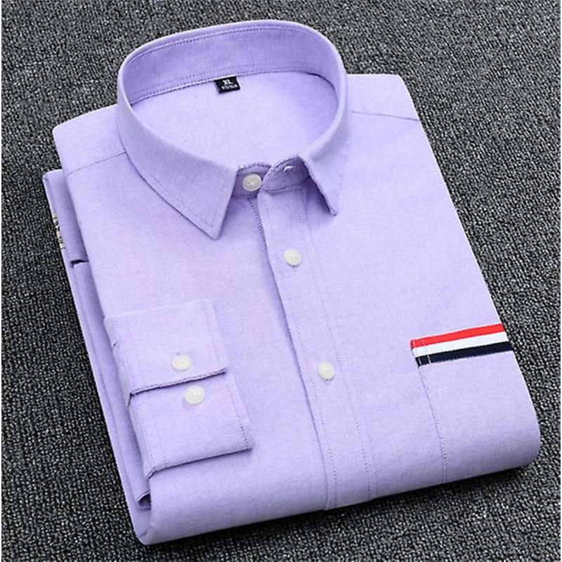 2022 Spring And Autumn Hot Selling New Brand Fashion High-grade Cotton Washed Oxford Shirt Men’s Long-sleeved Shirt