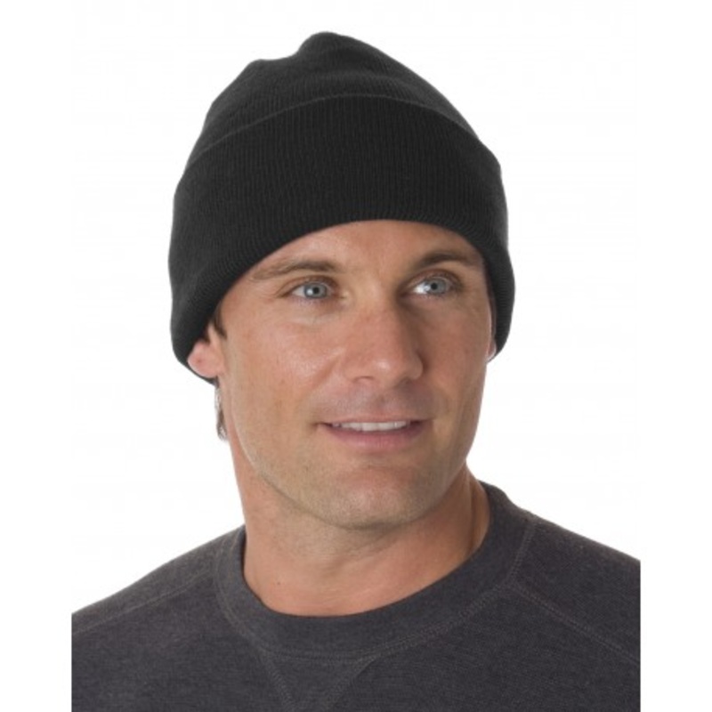 Bayside BA3825 100% Acrylic Knit Cuff Beanie | Bayside BA3825