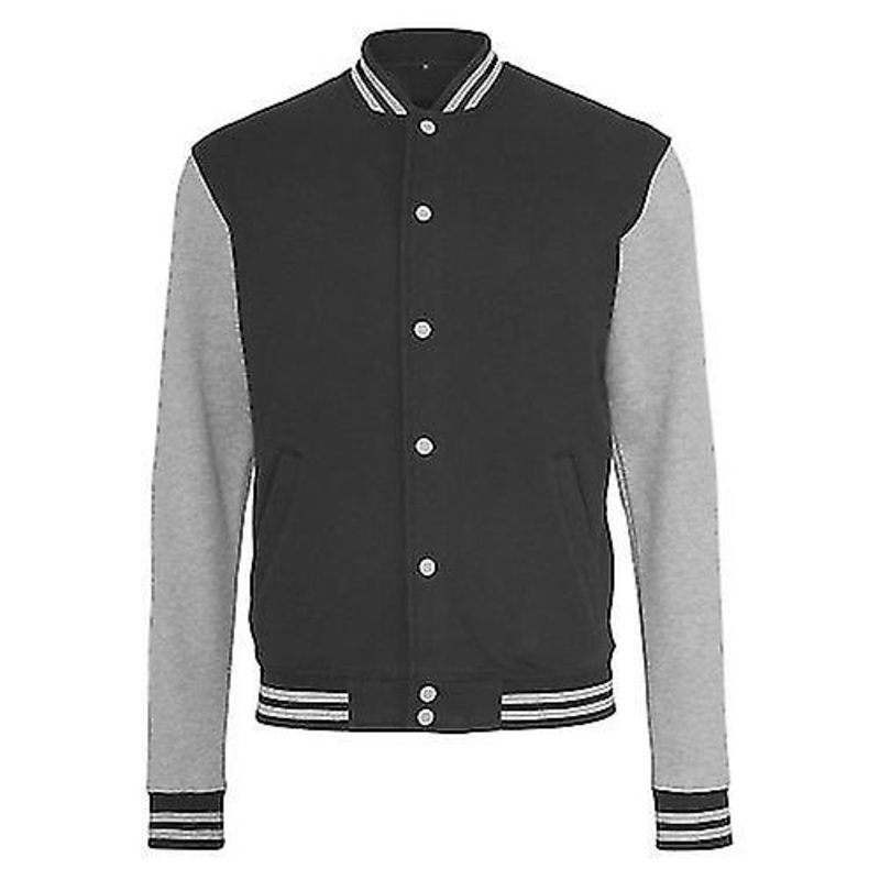 Build Your Brand Mens Sweat College Jacket
