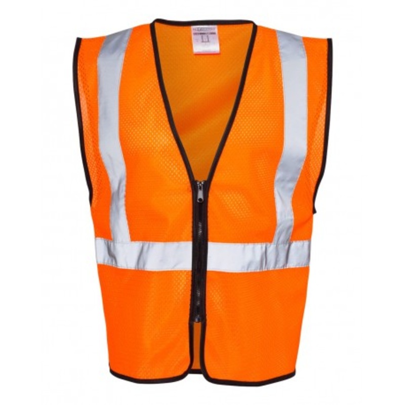 Kishigo 1547-1548 Zippered Mesh Economy Class 2 Vest | Kishigo 1547-1548