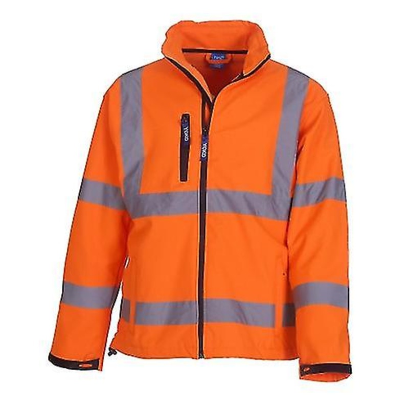 Yoko Unisex Adult High-Vis Soft Shell Jacket