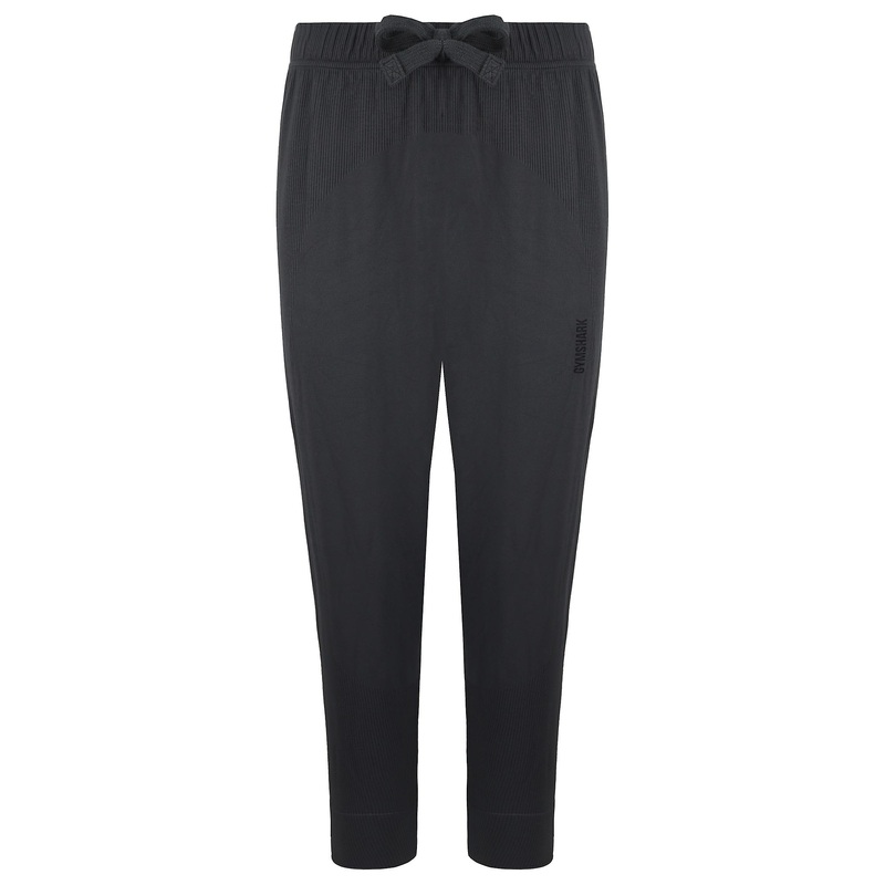 Gymshark Mid Rise Stretch Waist Charcoal Womens Pause Joggers GLBT4286 CH