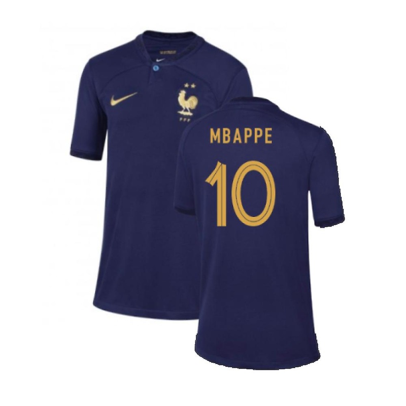 2022-2023 France Home Shirt – Kids (Mbappe 10)