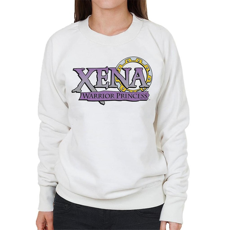 Xena Warrior Princess Purple Gradient Logo Women’s Sweatshirt