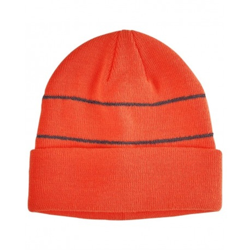 Big Accessories BA535 Reflective Cuffed Beanie | Big Accessories BA535