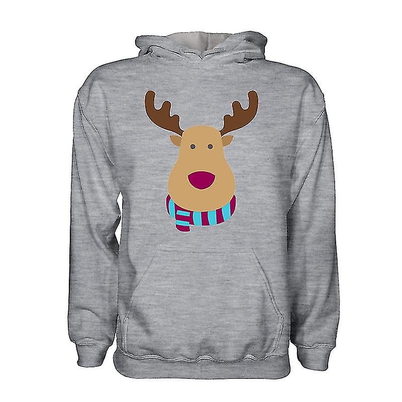 West Ham Rudolph Supporters Hoody (grey)