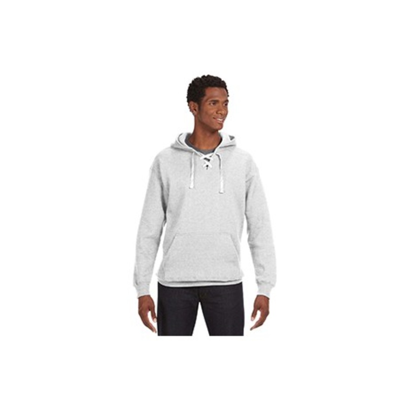 J America JA8830 Adult Sport Lace Hooded Sweatshirt | J. America JA8830
