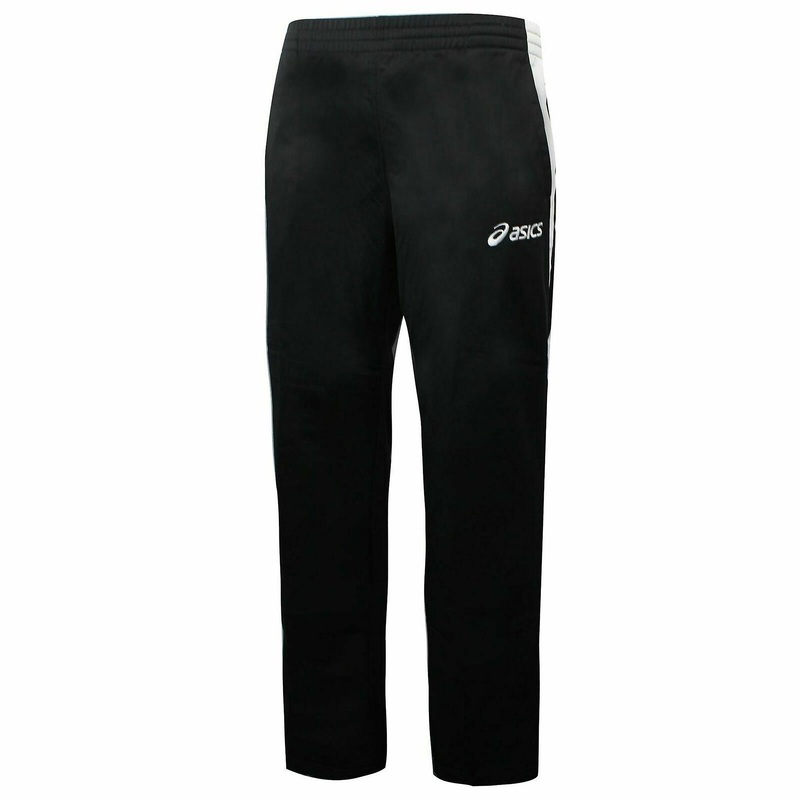 Asics Armony LA Stretch Waist Black White Mens Track Pants T795Z5 9001