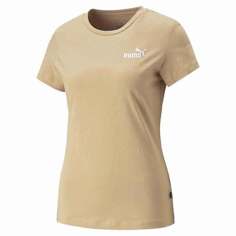Womens Short Sleeve T-Shirt Puma Essentials+ Embroidery