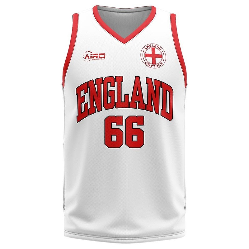 England Home Concept Basketball Shirt